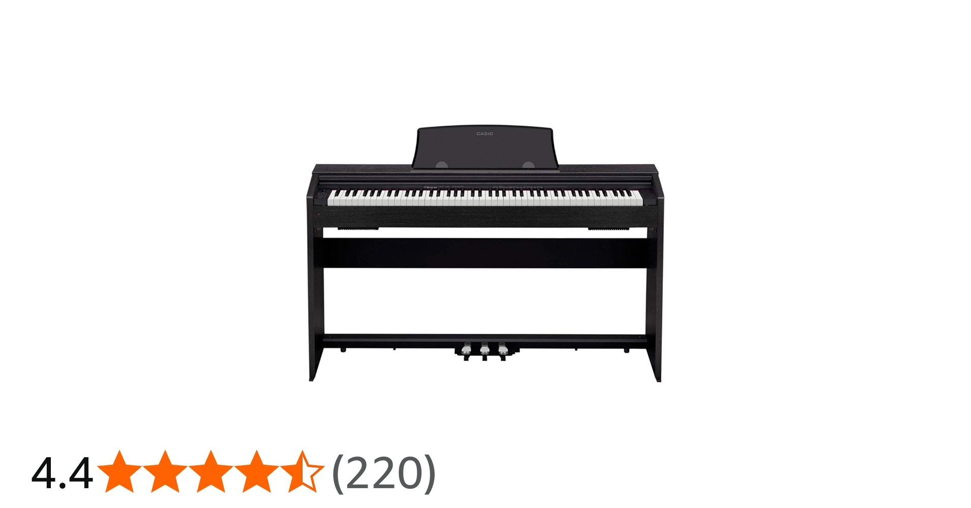 Amazon | CASIO(カシオ) 88鍵盤 電子ピアノ Privia PX-770BK ブラック