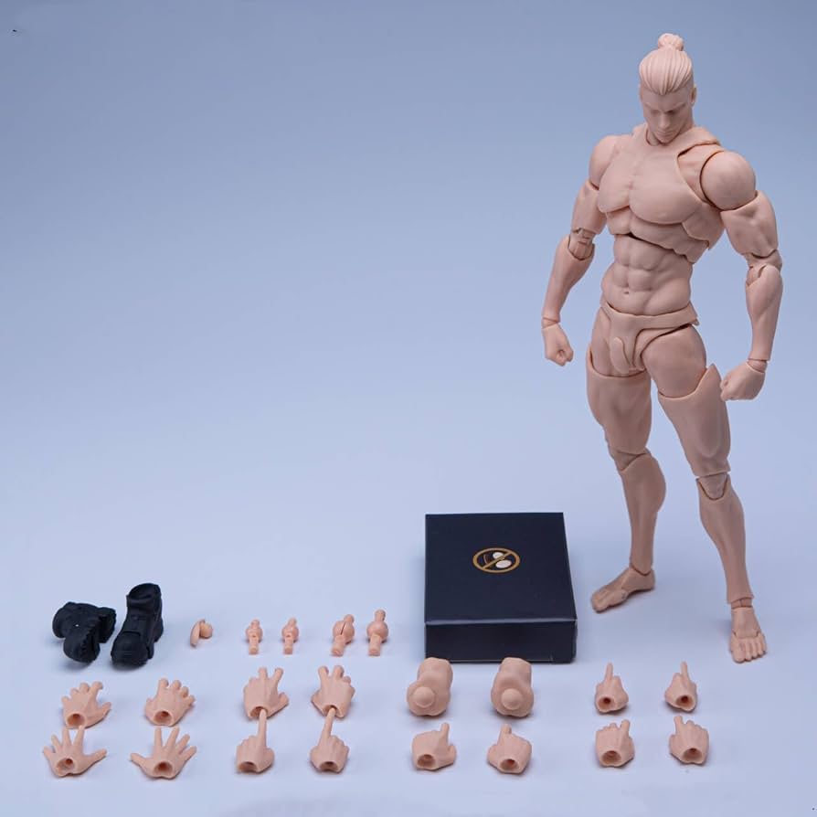 Amazon.co.jp: Romankey X COWL 1/12 フィギュア 超可動 男性 素体