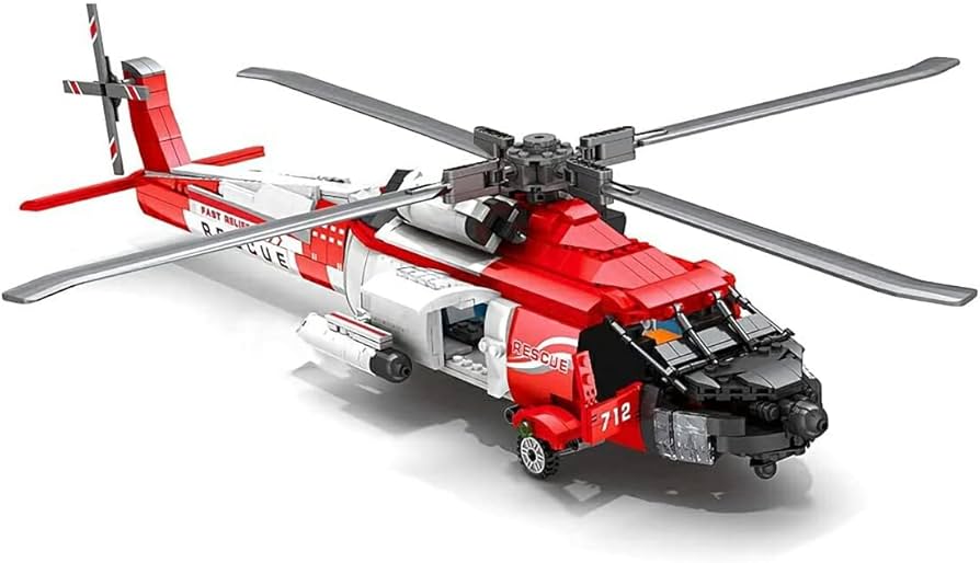 Amazon | AFM HH-60J ジェイホーク 救難ヘリコプター 1137Blocks