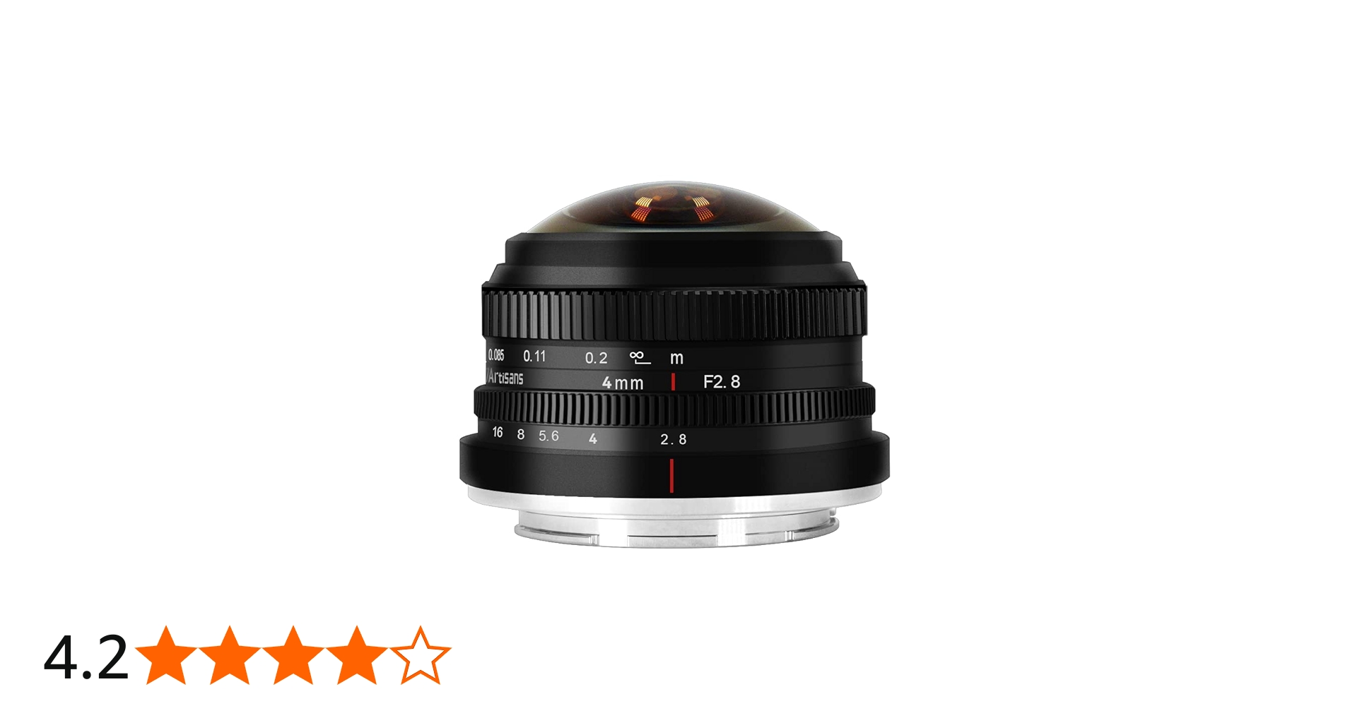 Amazon.co.jp: 7artisans 4mm F2.8 円形魚眼レンズ 225°超広角 APS-C