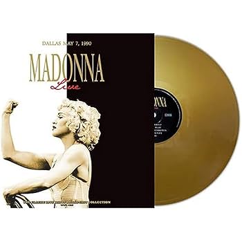 LP VINIL MADONNA - LIVE IN DALLAS 1990 (GOLD VINYL) (DUPLO - 2