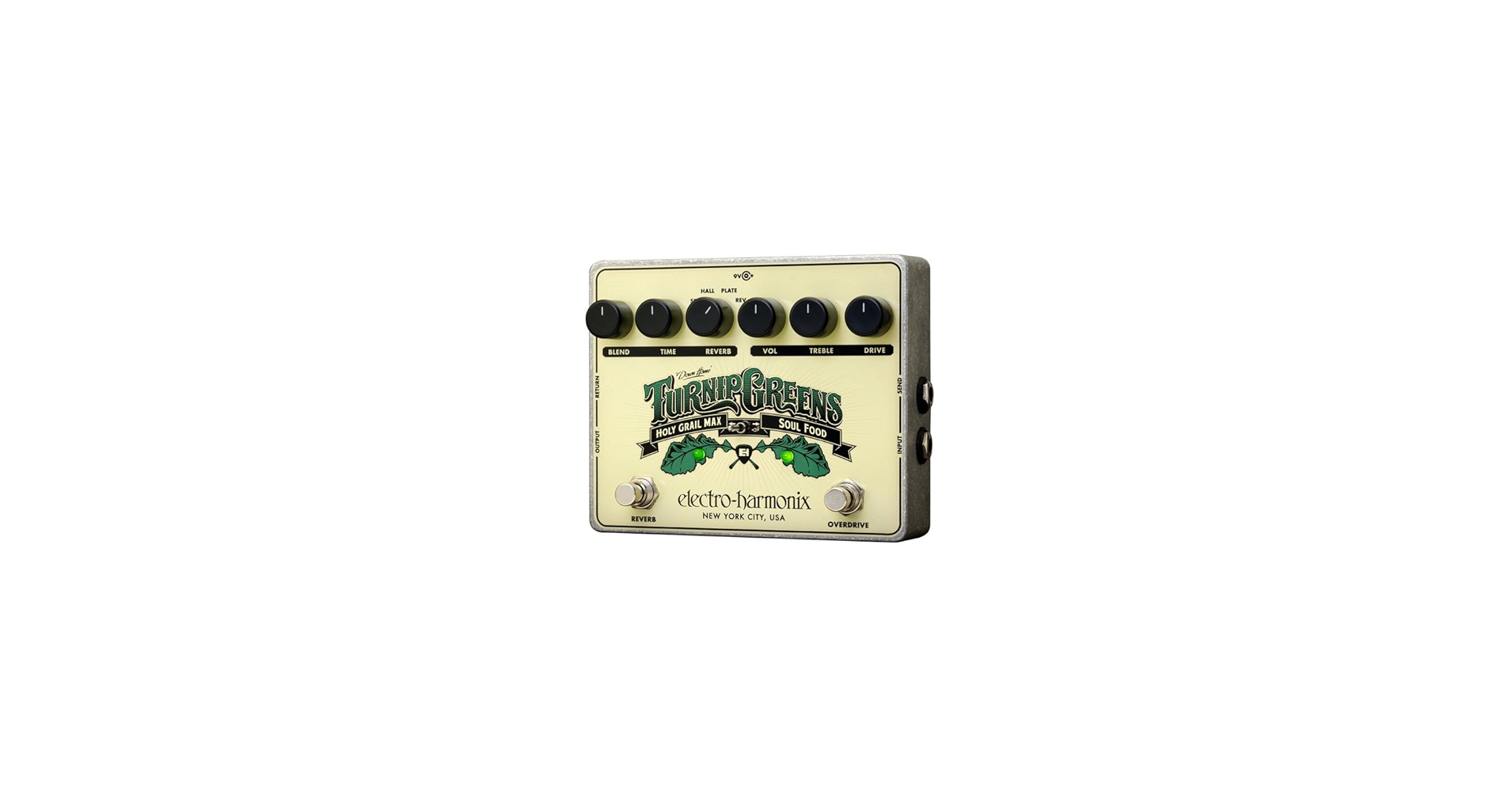 Amazon.com: Electro-Harmonix Turnip Greens Overdrive/Reverb Multi