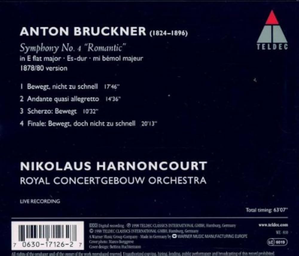 Bruckner, Anton, Nikolaus Harnoncourt, Royal Concertgebouw