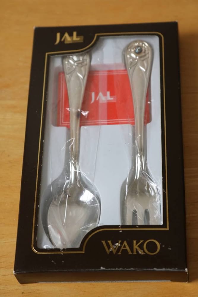 Amazon | WAKO JAL オリジナル スプーンフォーク セット 銀座和光 日本