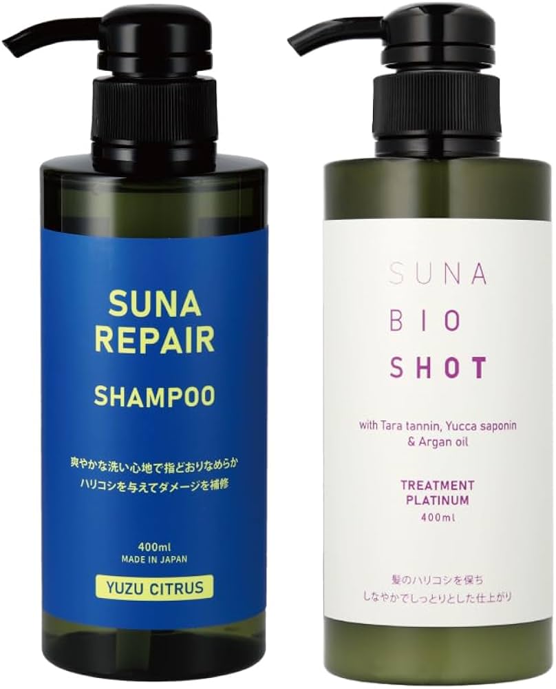 Amazon | SUNA(スーナ)公式 シャンプートリートメントセット ダメージ