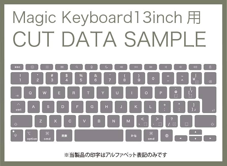 Amazon.co.jp: キーボード用 スキンシール Magic Keyboard iPadpro13