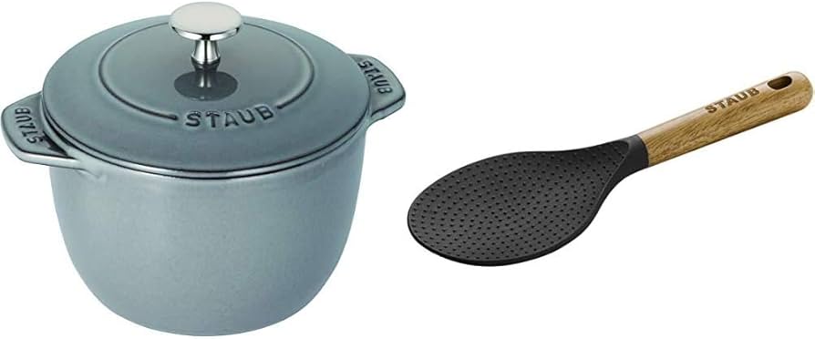 Amazon｜staub ストウブ 「 ラ ココット de GOHAN グレー M 16cm