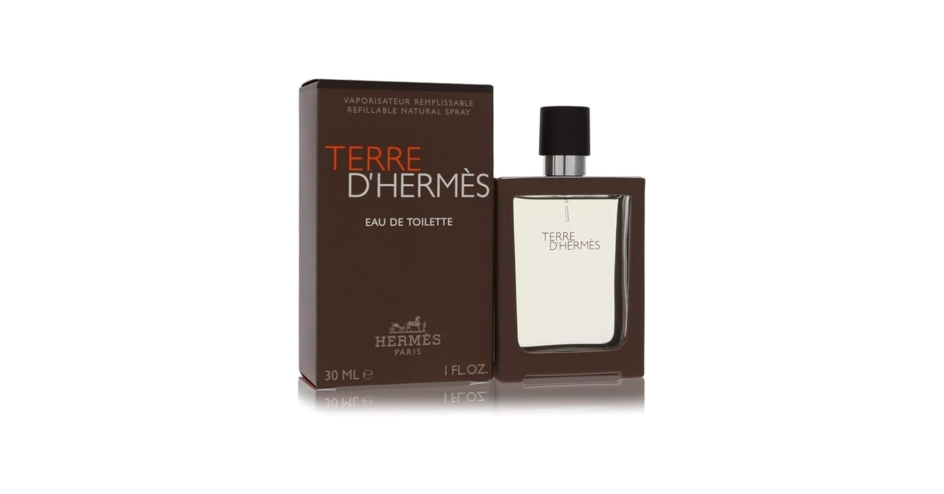 Amazon.com : TERRE D'HERMES/HERMES EDT SPRAY REFILLABLE 1.0 OZ (30