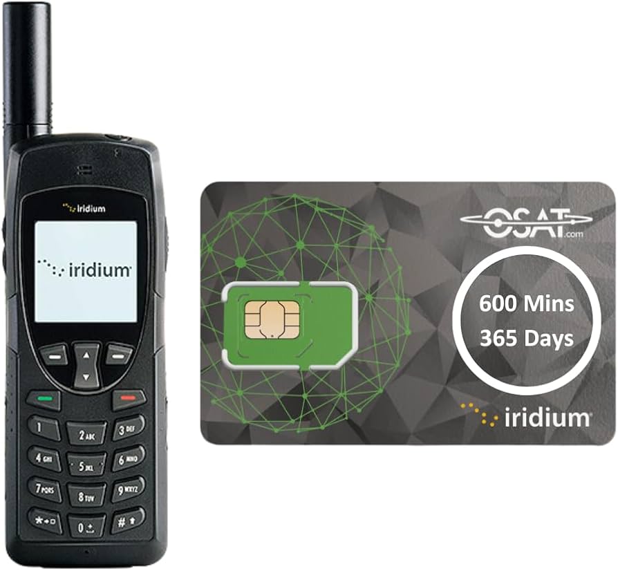 Amazon | Iridium 9555 衛星携帯電話 (7, 600分/365日間有効 SIMカード