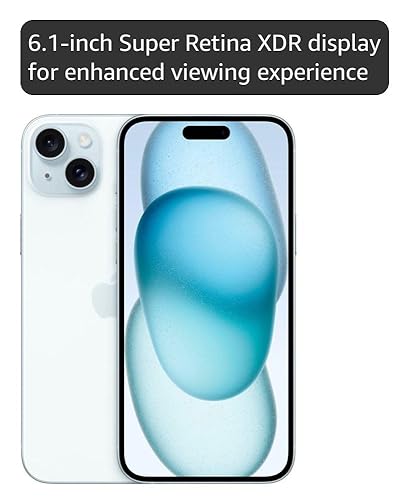 Amazon.com: Apple iPhone 15, 128GB, Blue - T-Mobile (Renewed