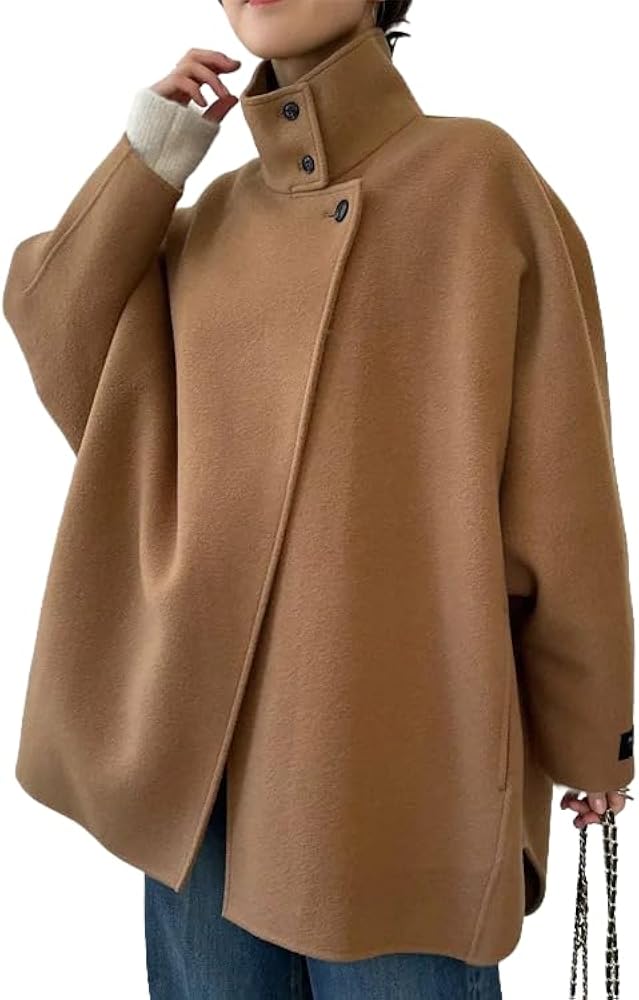 Amazon | [koulaya] チェスターコート 厚手の綿コート レディース