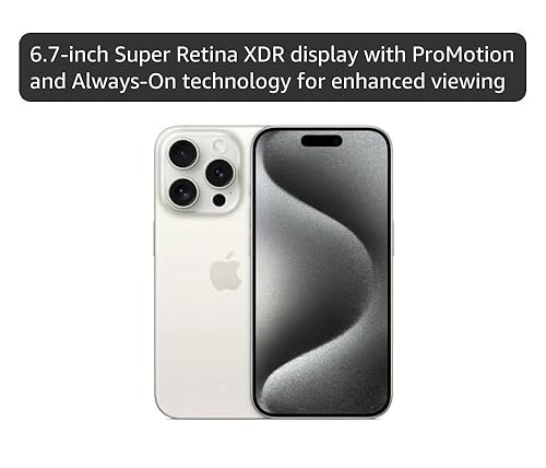 Amazon.com: Apple iPhone (Renewed Premium) 15 Pro Max, 512GB