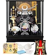 Amazon.co.jp: 五月人形 コンパクト おしゃれ 兜 アクリル ケース 六角