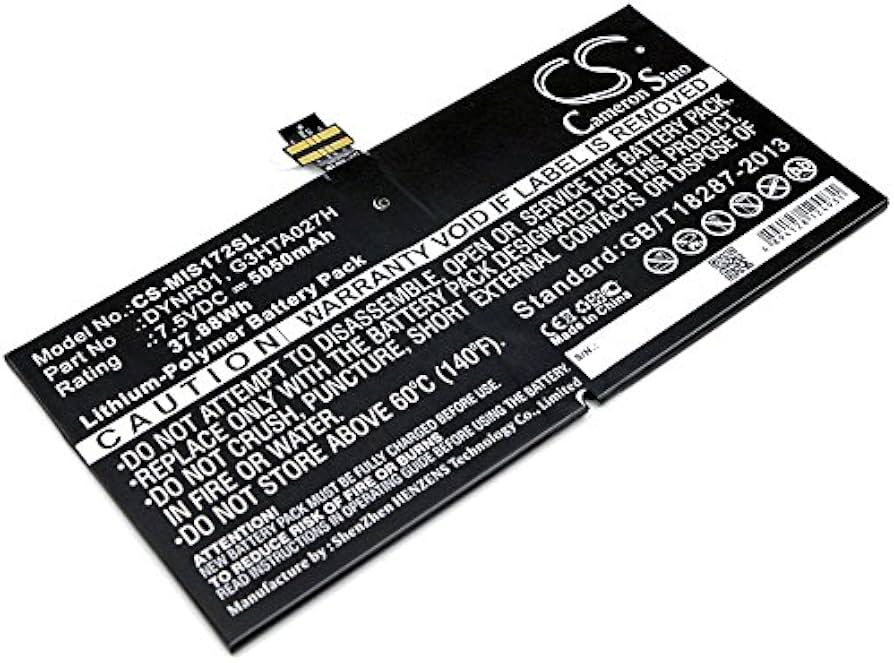 Amazon.com: FITHOOD Battery Replacement for Microsoft 1724 Surface
