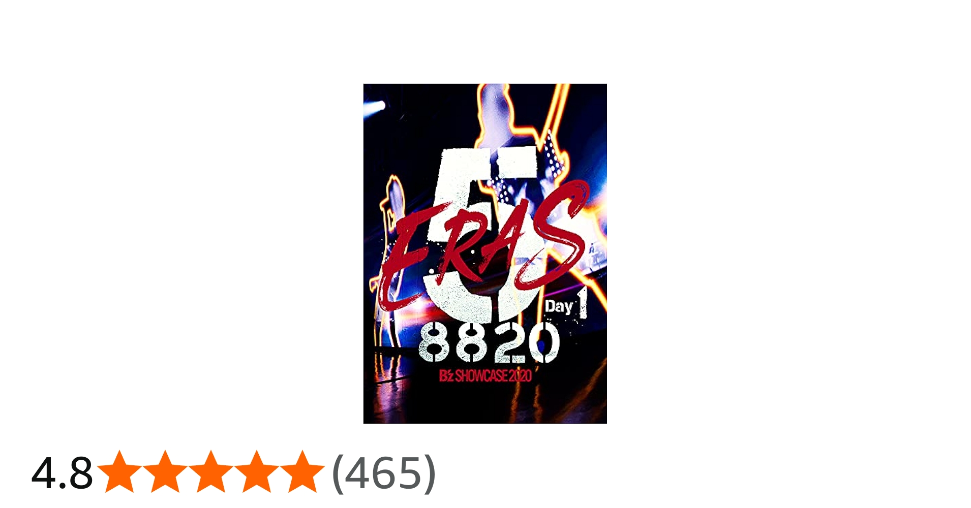 Amazon.co.jp: B'z SHOWCASE 2020-5 ERAS 8820- Day1 (Blu-ray) : B'z: DVD