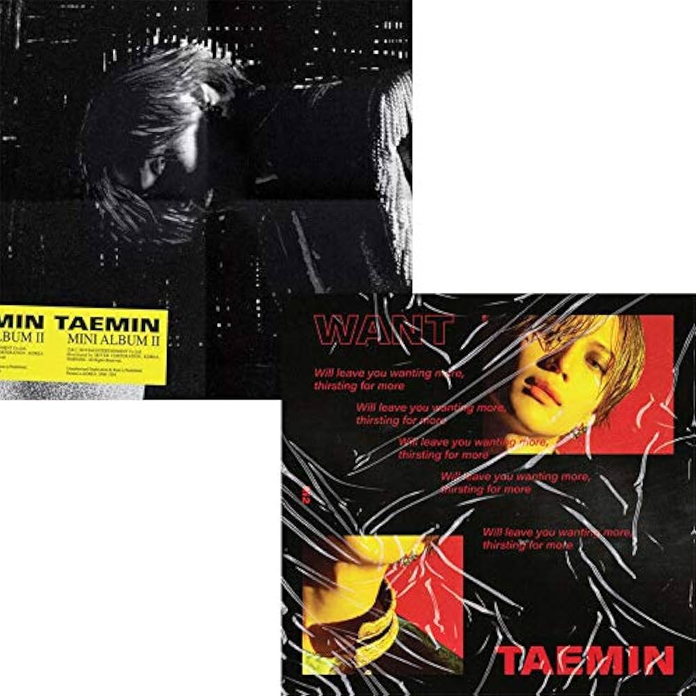 SHINEE TAEMIN - SHINEE Taemin WANT 2nd Mini Album RANDOM Ver CD+
