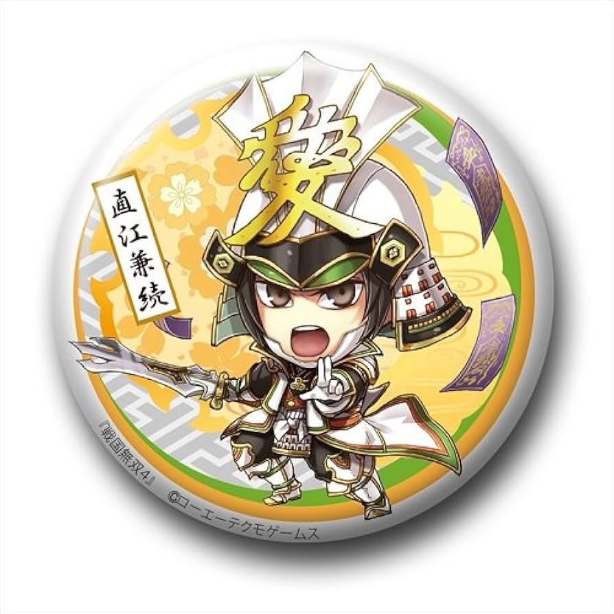 Amazon | 戦国無双4 直江兼続 みにきゃら缶バッジ | バッジ | おもちゃ