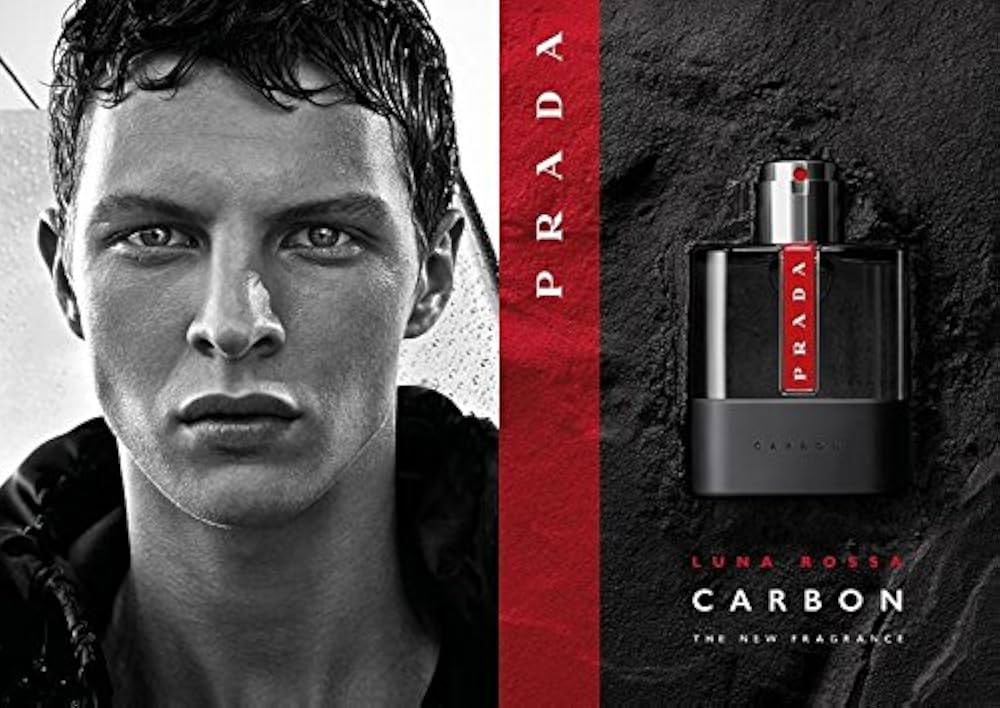 Amazon.com : Prada Luna Rossa CARBON for Men Eau de Toilette Spray