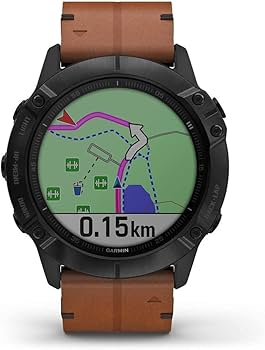 Amazon.co.jp: ガーミン fenix6X Sapphire Black DLC Leather band 小