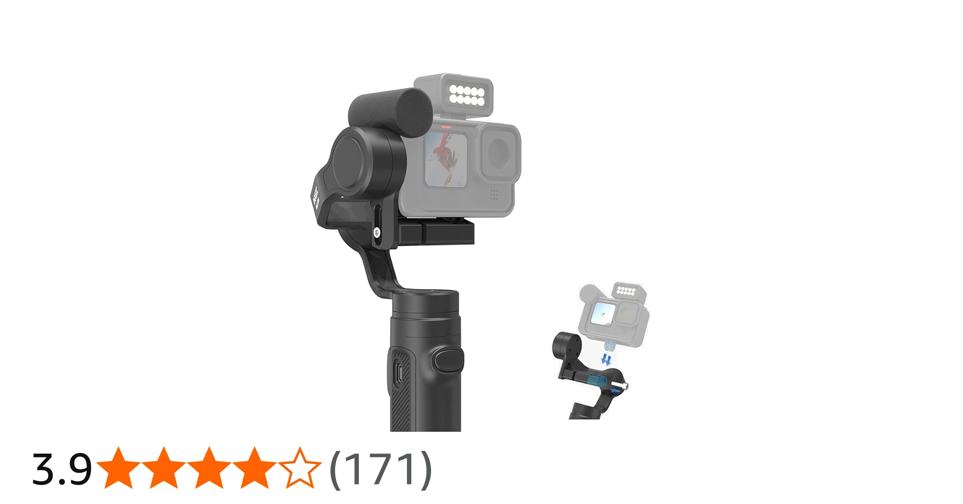 Amazon | INKEE Falcon Plus ジンバル アクションカメラ適用