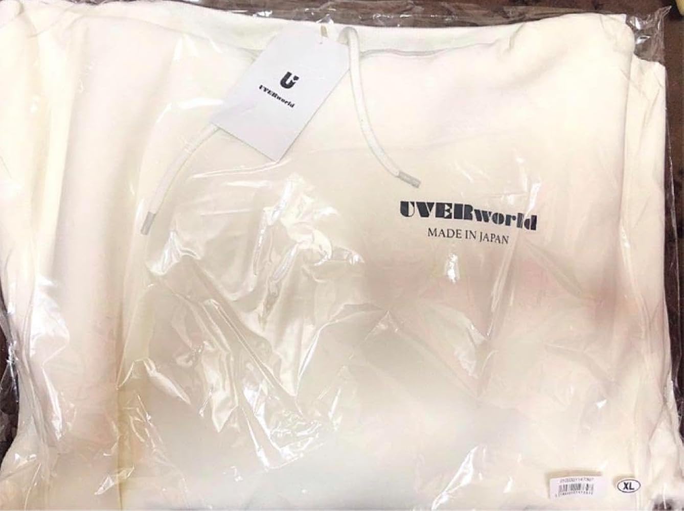 Amazon.co.jp: UVERworld MADE IN JAPAN パーカー ホワイト XLサイズ