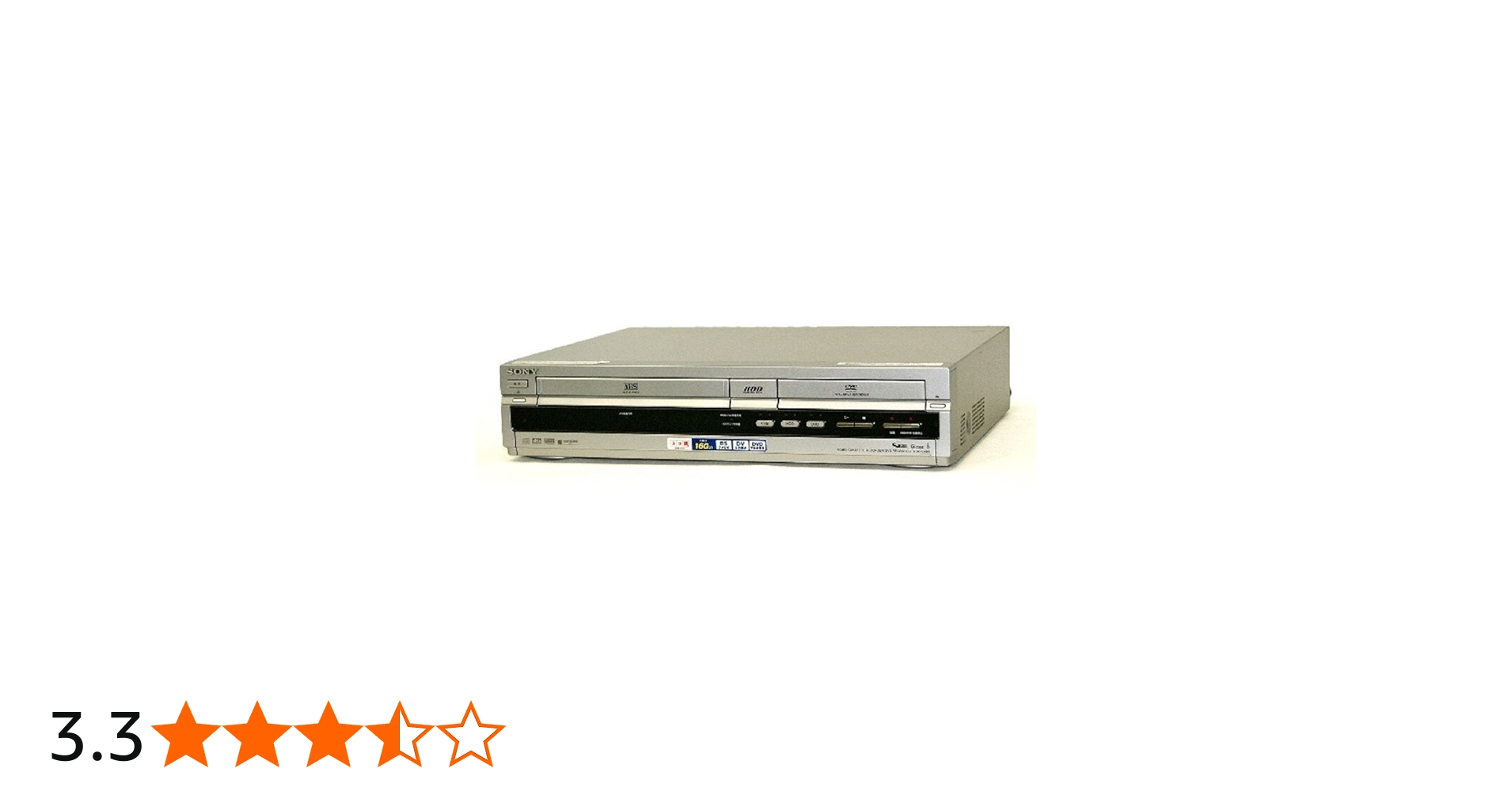 Amazon | SONY スゴ録 VHS/HDD/DVD一体型レコーダー RDR-VH85 (premium