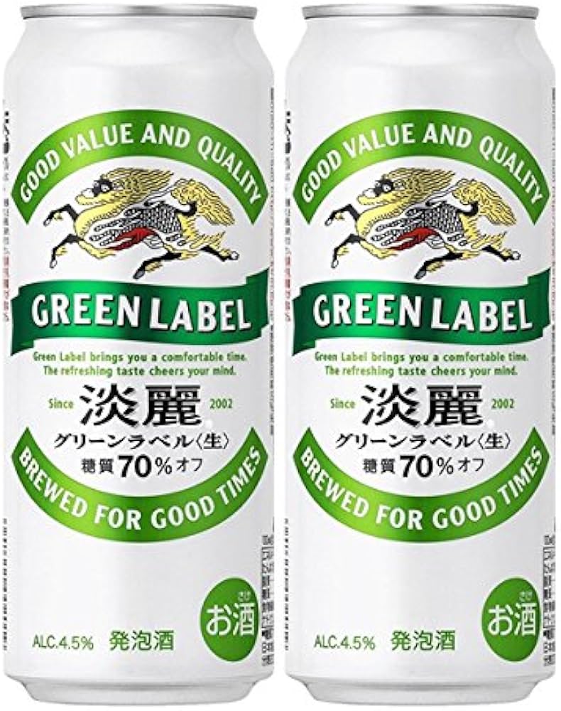 Amazon.co.jp: 【2CS】淡麗グリーンラベル 発泡酒 500ml 缶（48本