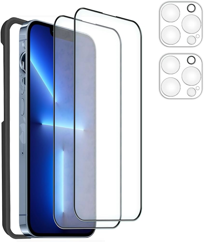 Amazon.co.jp: 一発成功 5点セット 貼付けガイド枠付属 iPhone 13 Pro