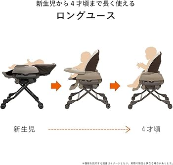 Amazon | コンビ ハイローチェア 新生児から4才頃 ネムリラ AUTO SWING