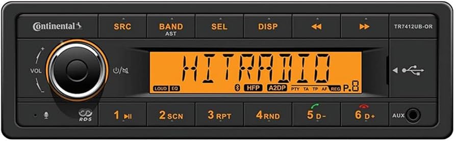 Amazon.com: VDO Continental Stereo w/AM/FM/BT/USB - 12V [TR7412UB