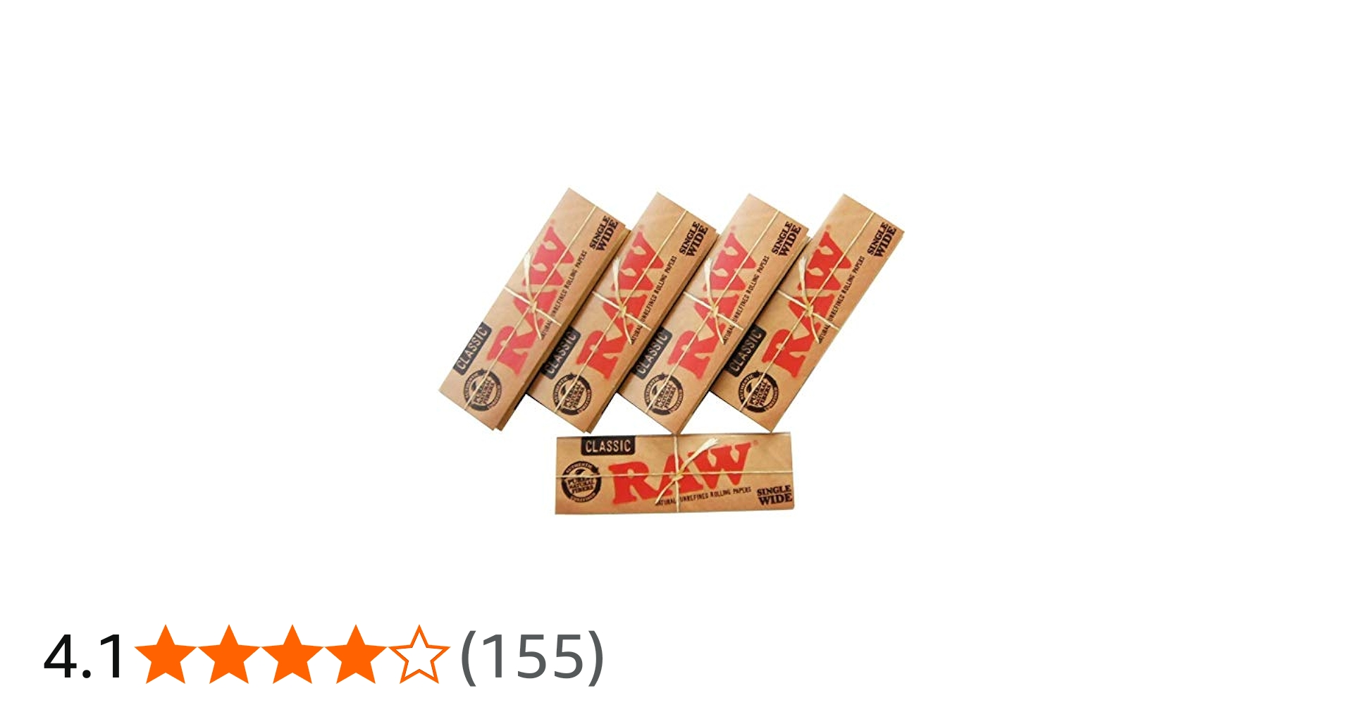 Amazon.co.jp: RAW ロー 手巻き用クラシックローリングペーパー