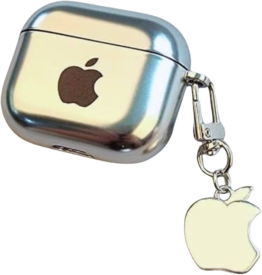 Amazon | りんごマーク AirPods Pro ケース 第一世代 第二世代 両方