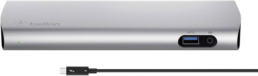 Amazon.com: Belkin Thunderbolt 3 Express Dock HD (B2B151TT