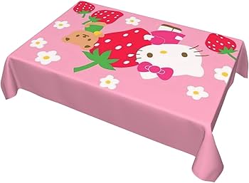 Amazon｜ハローキティ テーブルクロス テーブルマット デスクマット