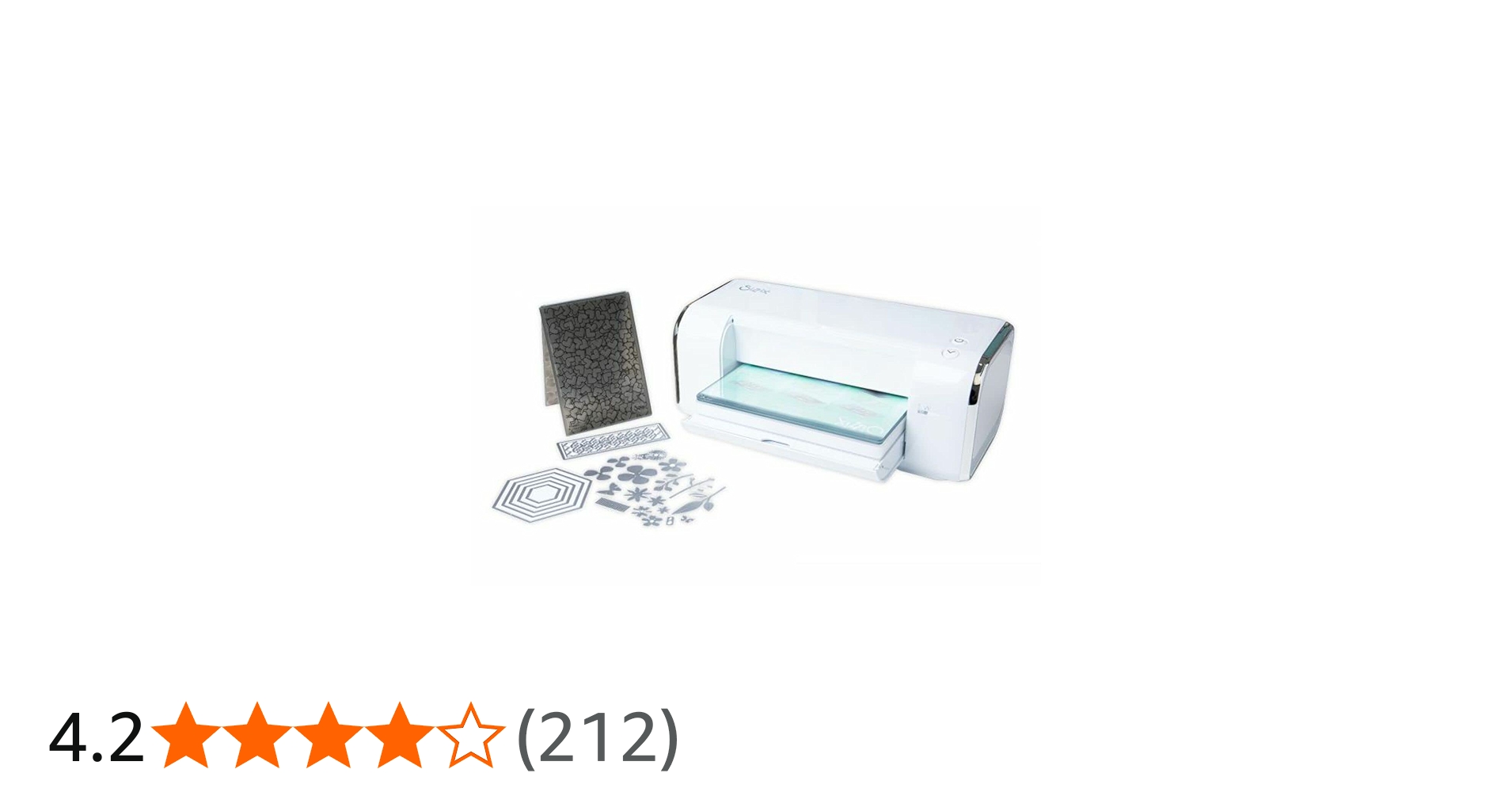 Sizzix Big Shot Switch Plus Starter Kit (White), Electric Die