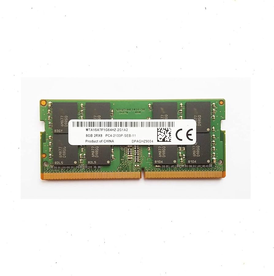 Micron DDR4 SODIMM (1 x 8GB 2133MHz (MTA16ATF1G64HZ-2G1A2) SODIMM