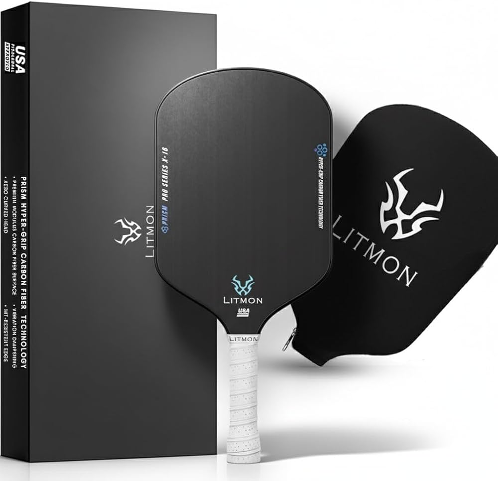 Amazon | カーボンファイバーピックルボールパドル – USAPA承認、16mm