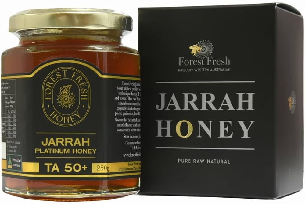 Amazon | プラチナジャラハニー TA50+ / 250g （ガラス瓶入） | ノー