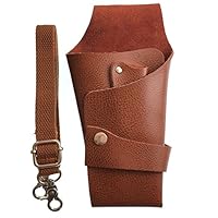 Amazon | [GLASS FROG] シザーケース 本革 4丁挿し 美容師 トリマー