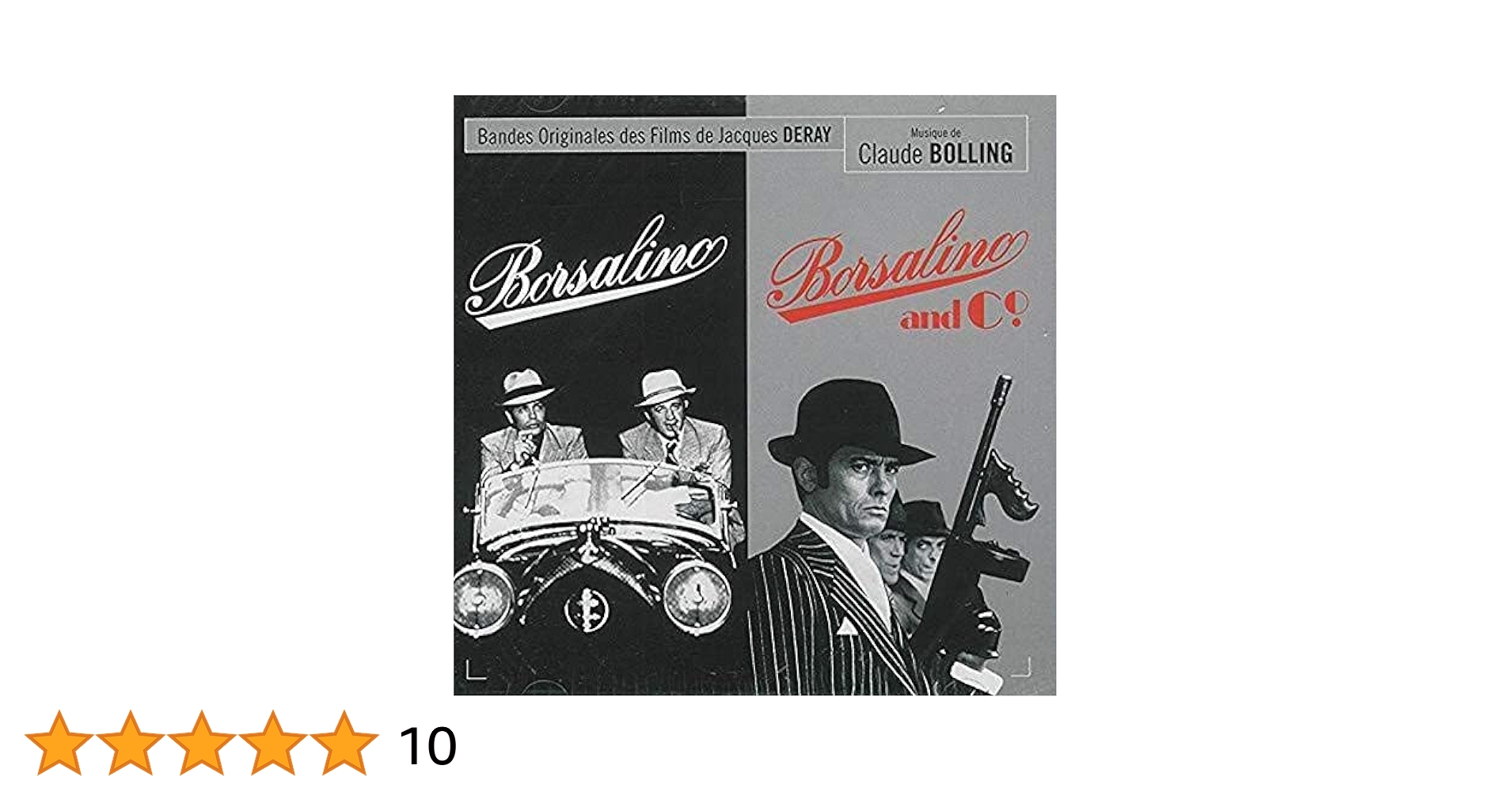 廃盤 オリジナルサウンドトラックCD 「ボルサリーノ/ボルサリーノ2