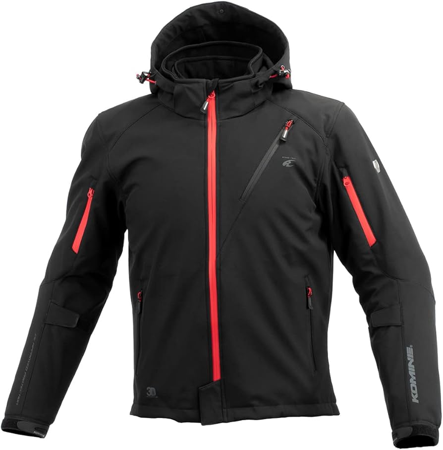 Amazon | [KOMINE] バイク用 ジャケット プロテクトソフトシェル