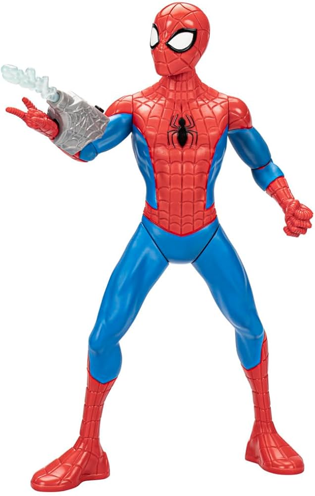 Amazon.com: Marvel Spider-Man Spider-Man Thwip Action Figure, 13