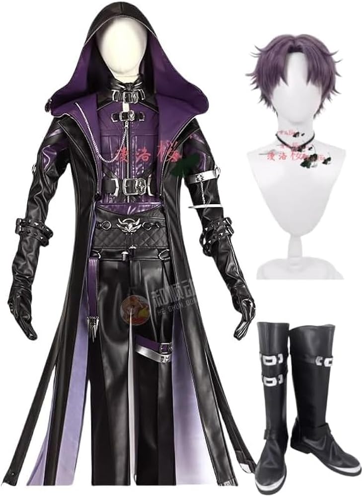 Amazon.co.jp: 恋と深空 ホムラ 深海の潜行者ウィッグ ，靴 付き