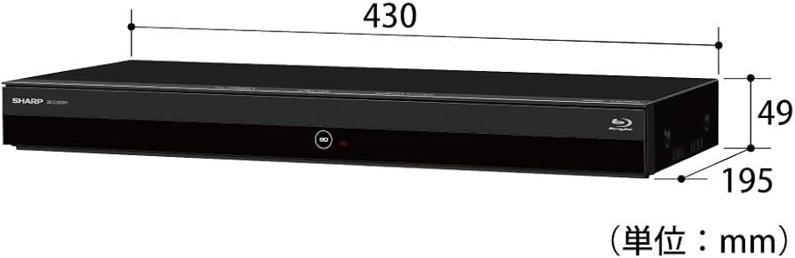 Amazon | シャープ 1TB 2番組同時録画 ブルーレイレコーダー 2B-C10CW1