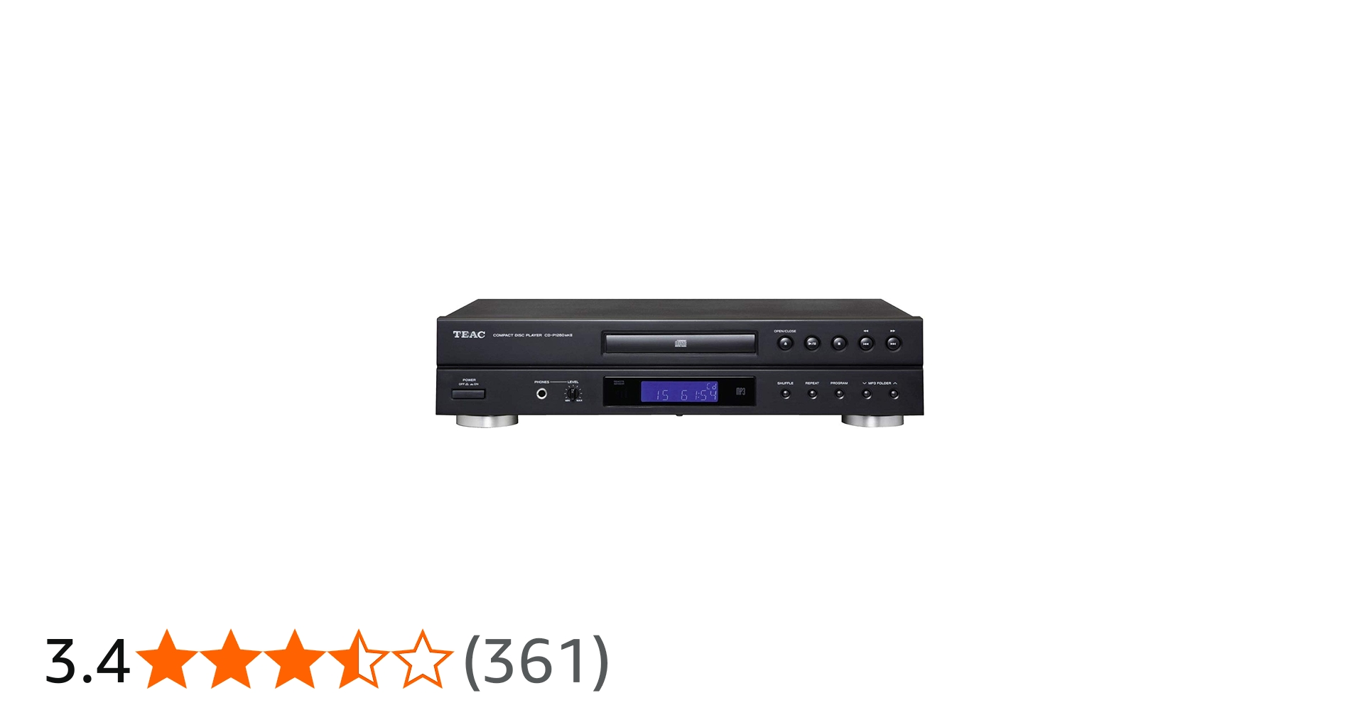 Amazon.co.jp: TEAC CDプレーヤー CD-P1260 : 家電＆カメラ