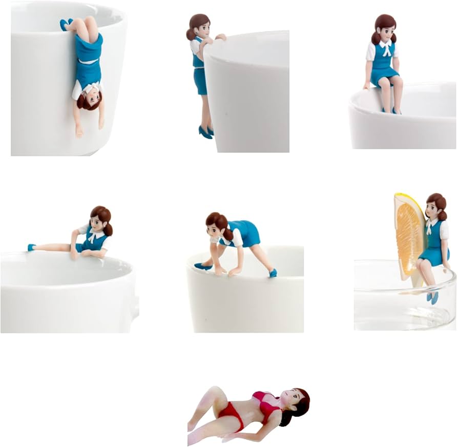 Amazon | コップのフチに舞い降りた天使 コップのフチ子 パート1 全7