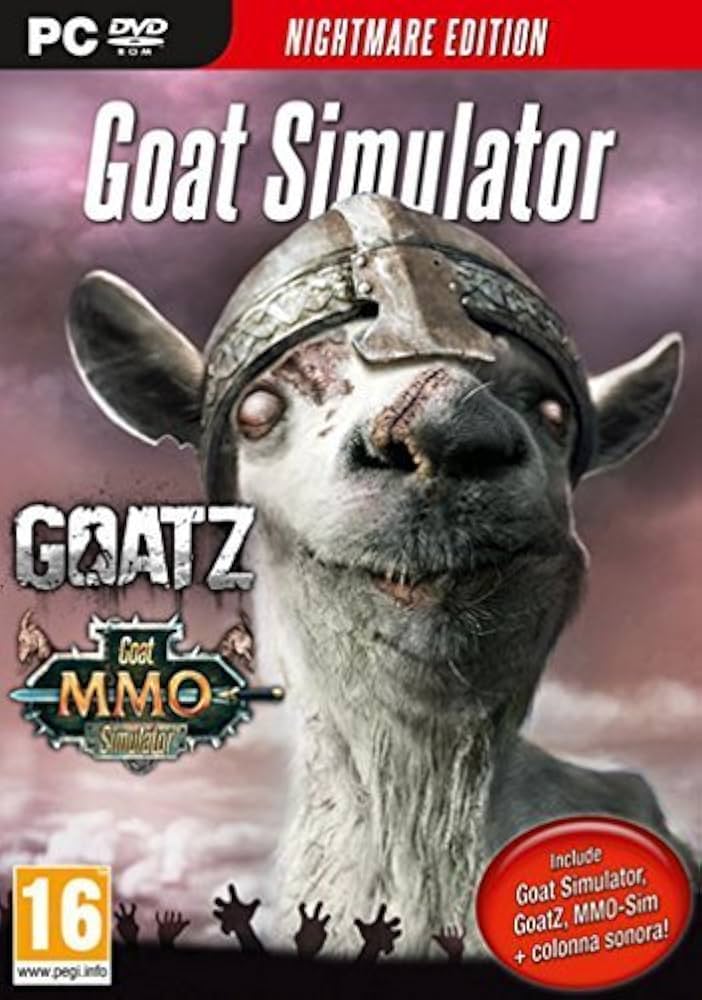 Goat Simulator - Nightmare edition (PC DVD) : Amazon.com.au: Video