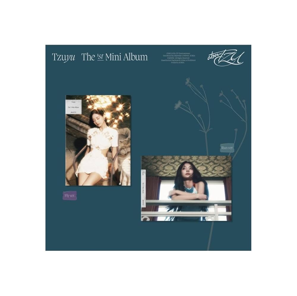 Tzuyu TWICE - abouTZU (1st Mini Album) CD+Pre-Order Gift (Run ver