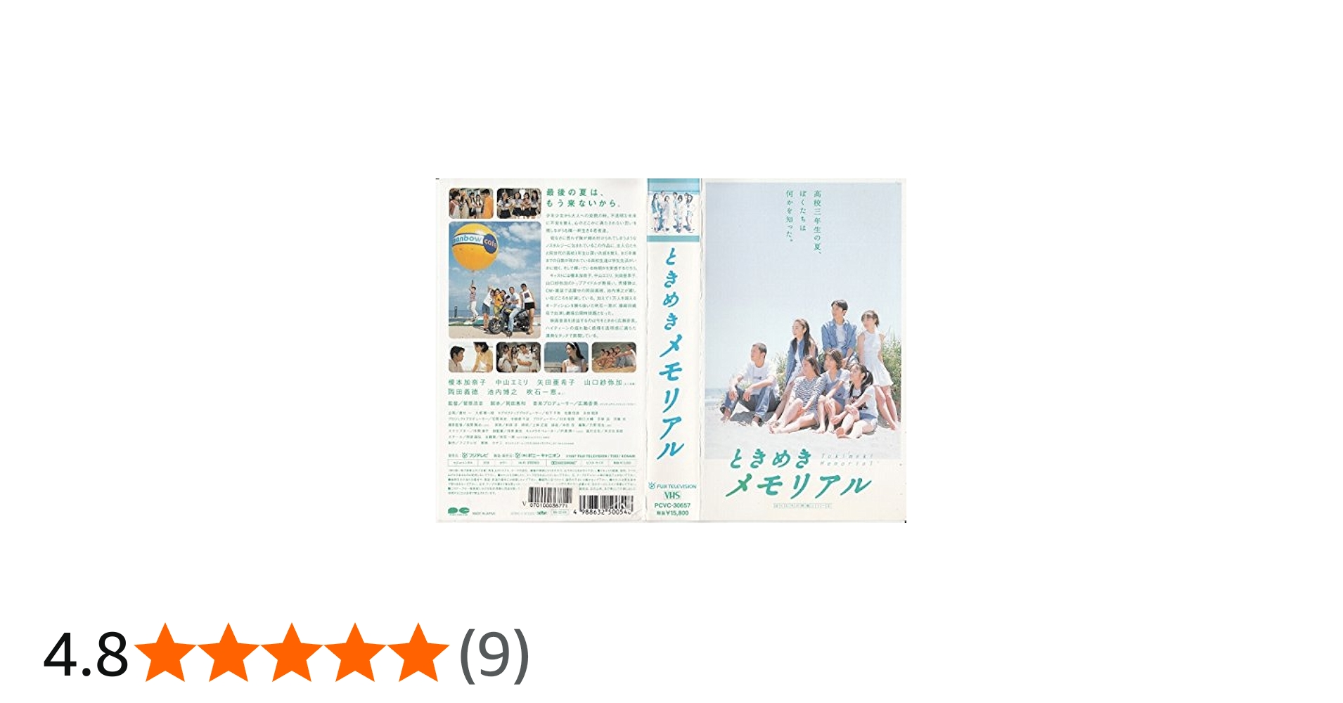 Amazon.co.jp: ときめきメモリアル [VHS] : 榎本加奈子, 中山エミリ