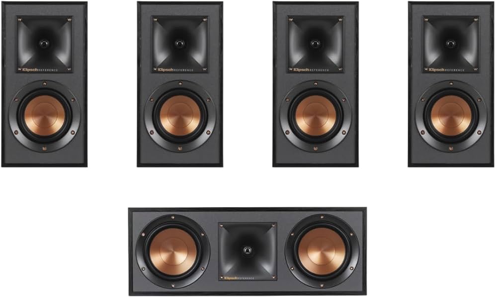 Amazon.com: Klipsch Home Theater Speaker Bundle: 2 Pairs R-41M
